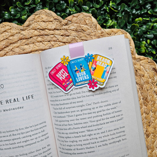 Emily's Book Trio Magnetic Bookmark