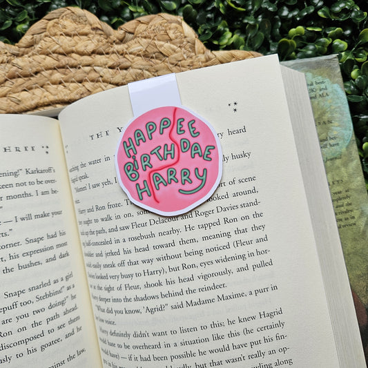 11th Birthday Cake Magnetic Bookmark