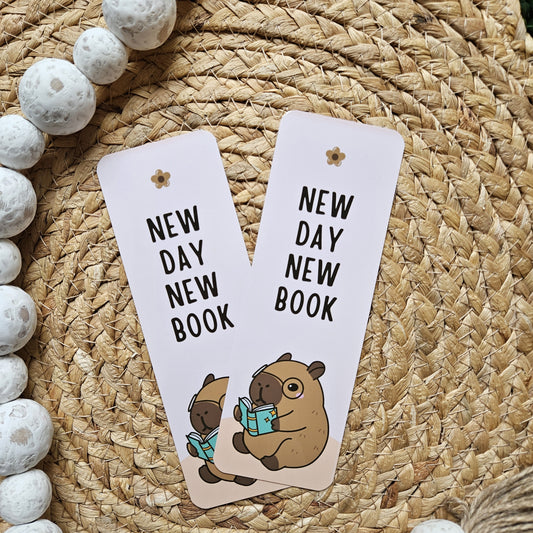 New Day Capybara Bookmark