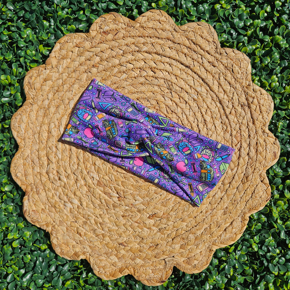 90s School Vibe Twist Headband
