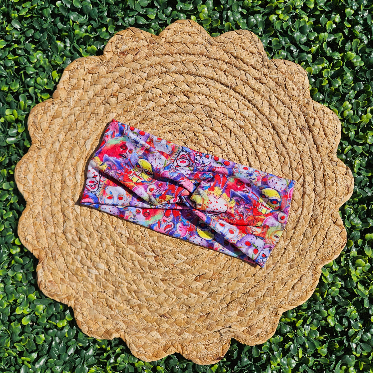 Rainbow Horror Twist Headband