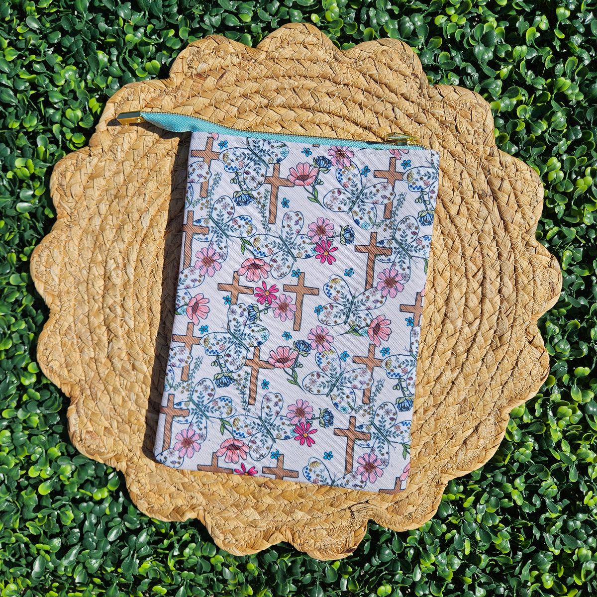 Floral Crosses Kindle Sleeve