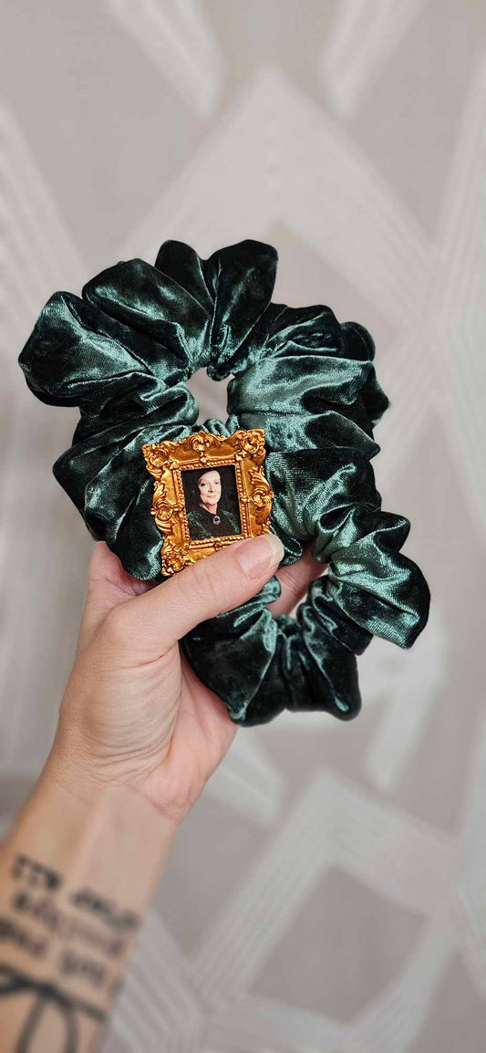 Emerald Velvet Scrunchie