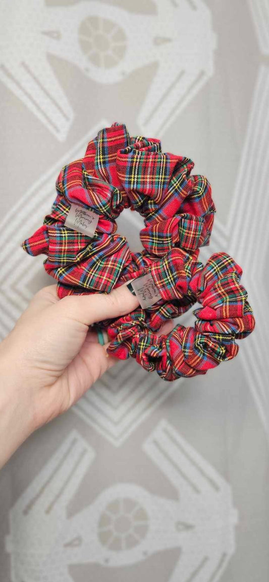 Holiday Plaid Scrunchie
