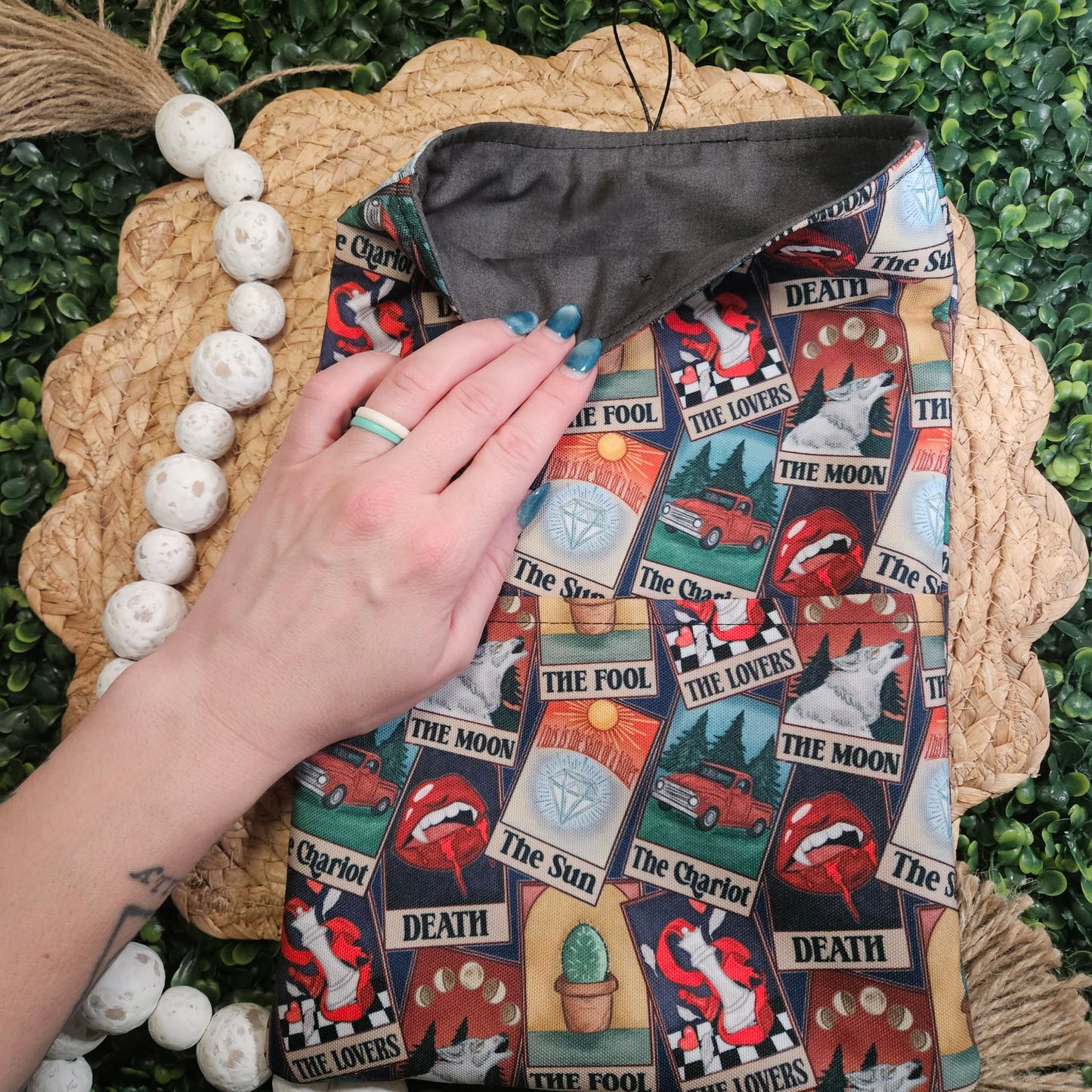 Forks Tarot Buttoned Book Sleeve