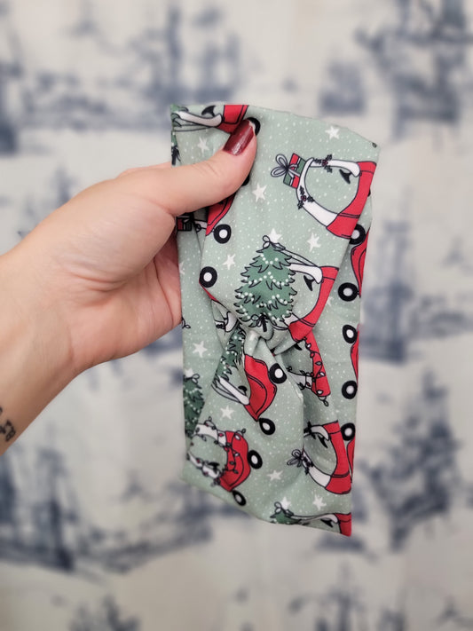 Christmas Tyke Car Twist Headband
