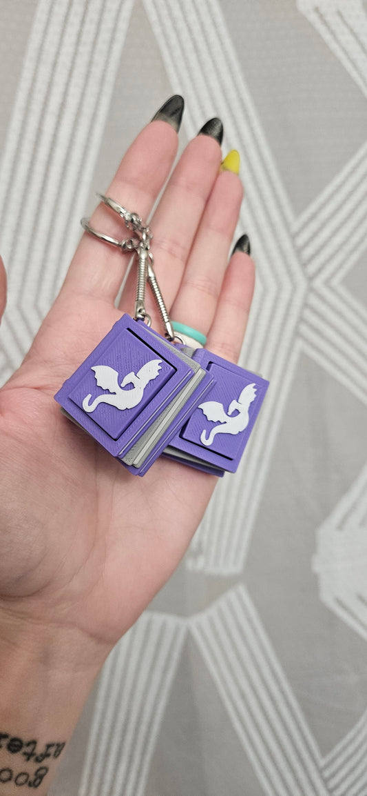 Bookstacks Clickers Keychain