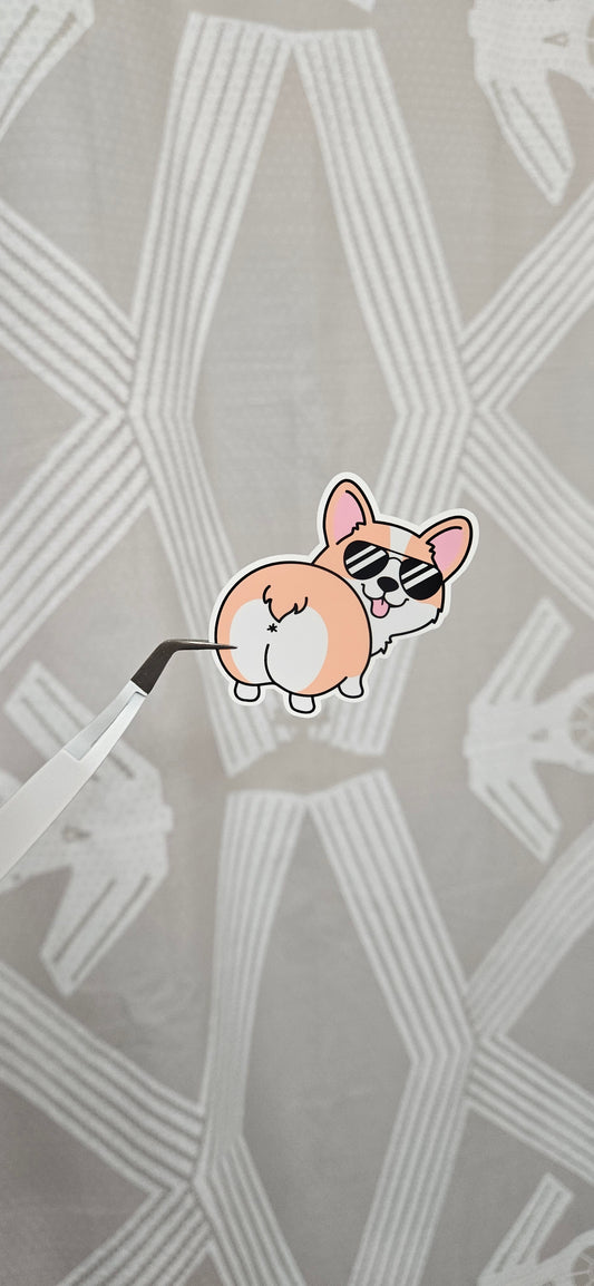 Corgi Butt Sticker