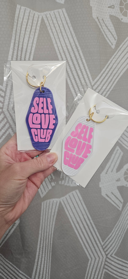 Self Love Club Motel Keychain