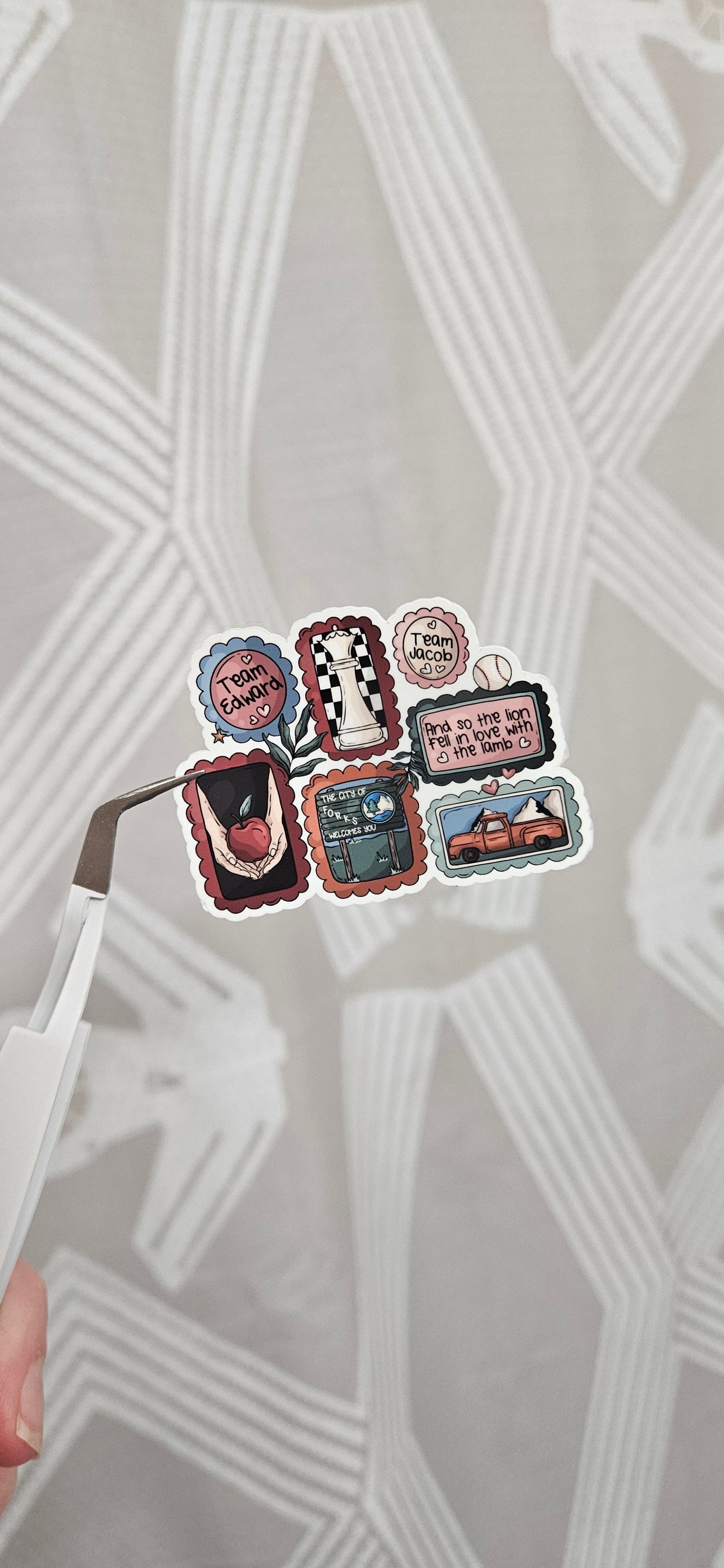 Forks Series Stamps Sticker