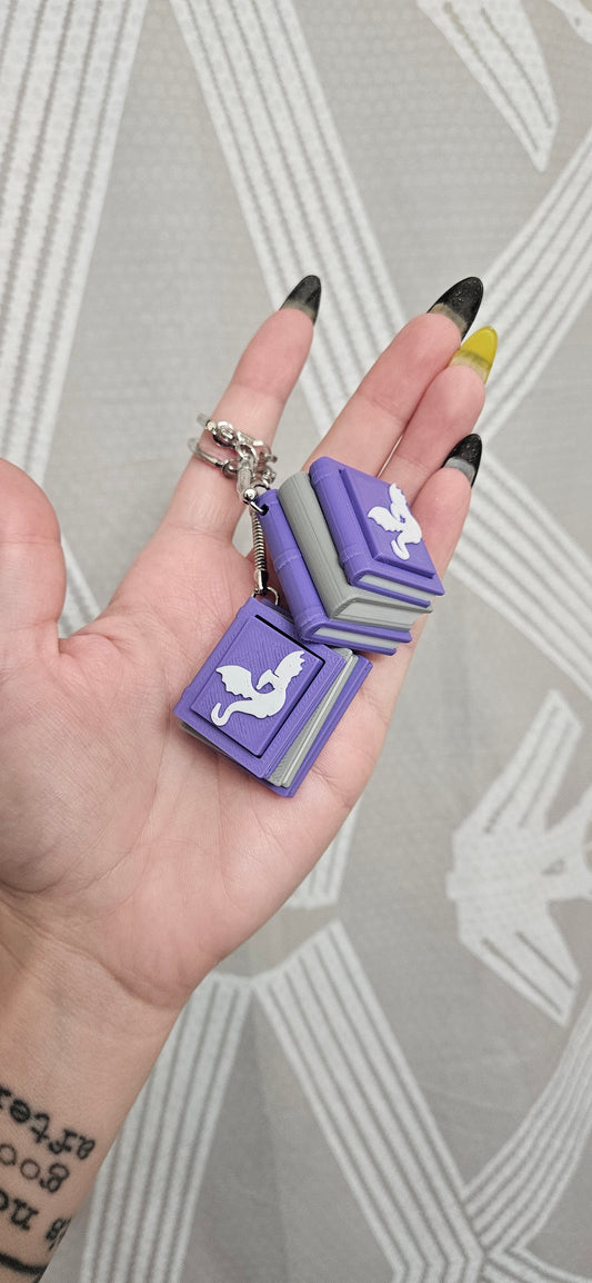 Bookstacks Clickers Keychain
