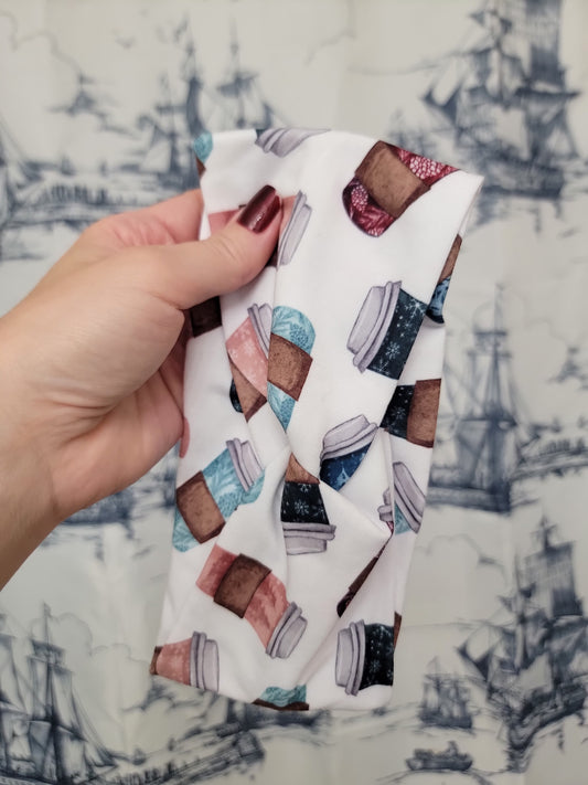 Holiday Coffee Twist Headband