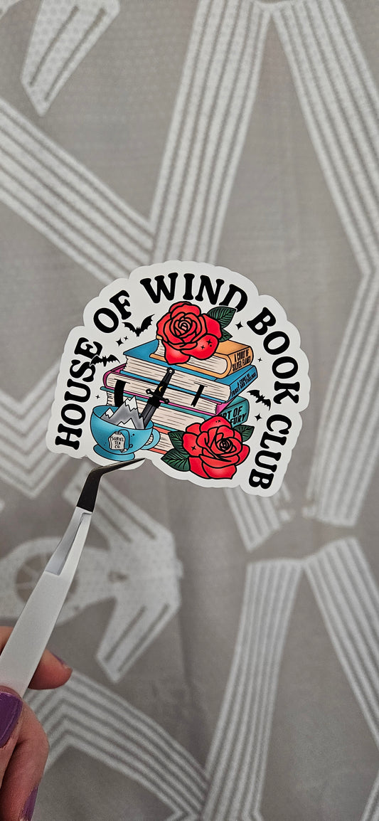 Windy Book Club Sticker