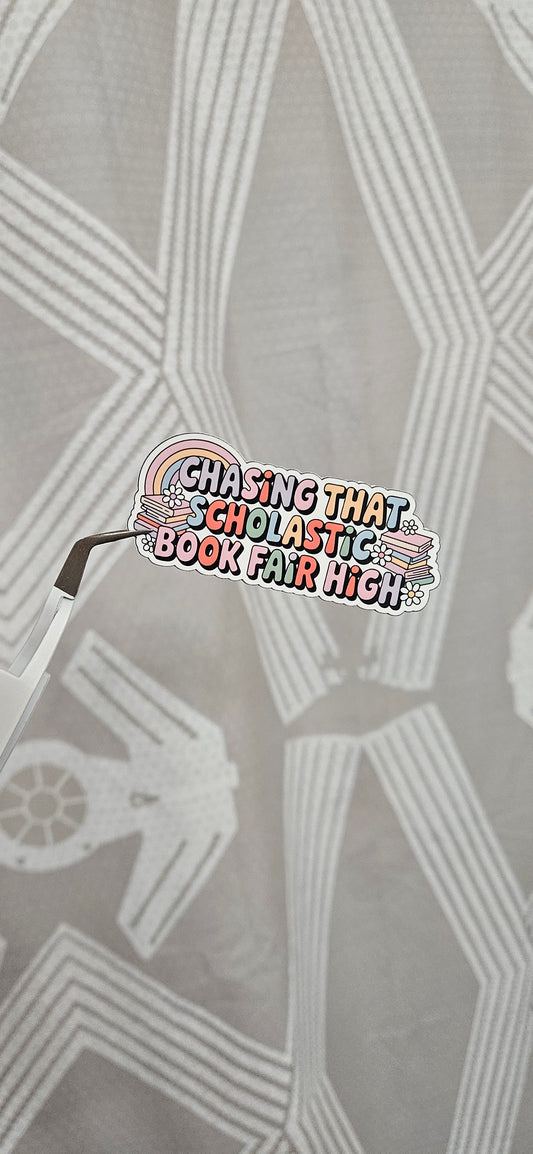 Scholastic Book Fair High Sticker
