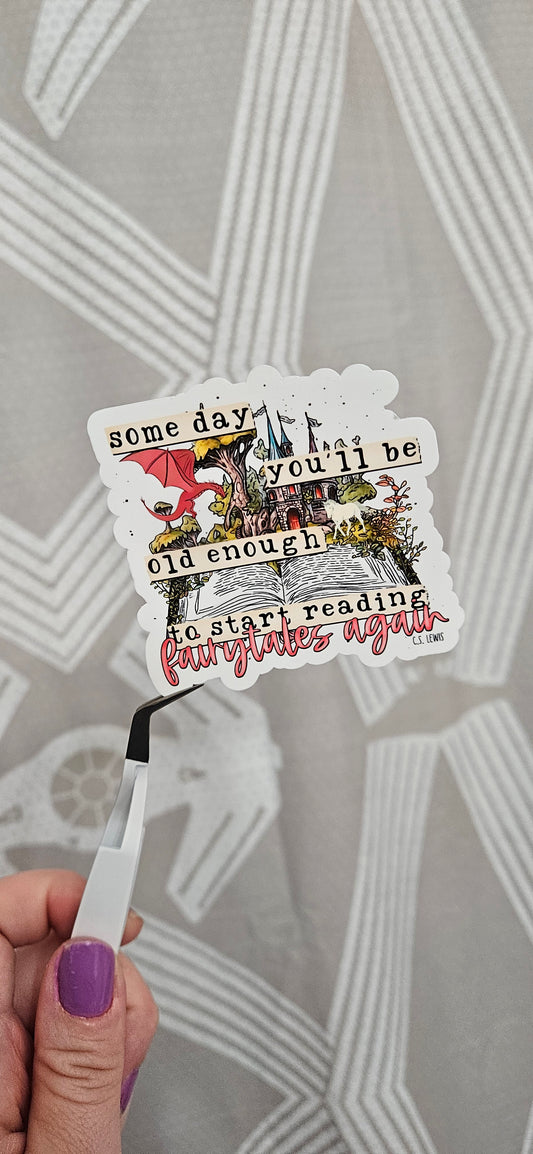 Read Fairy Tales Again Sticker
